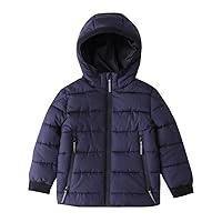Hiheart Boys Girls Thick Padded Winter Coat Warm Hooded Jacket