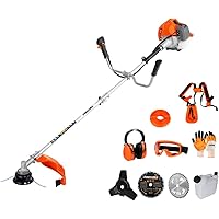 PROYAMA 42.7cc Gas Weed Wacker, 3 in 1 Weed Eater Gas Powered, Brush Cutter and Gas String Trimmer 2-Cycle Extreme Duty, Grass Trimmer 2024 Upgraded
