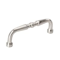 Amerock | Cabinet Pull | Satin Nickel | 3 inch (76 mm) Center to Center | Everyday Heritage | 1 Pack | Drawer Pull | Drawer Handle | Cabinet Hardware