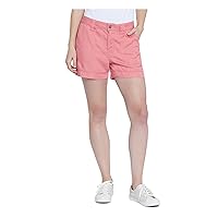 Seven7 Womens Pink Stretch Zippered Pocketed Utility Shorts Juniors 16