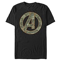 Marvel Classic Camo Avengers Icon Men's Tops Short Sleeve Tee Shirt
