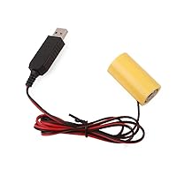USB to 4.5V LR14 C Battery Eliminators Cable Cord Battery Power Supply Wire for Toy Controllers Water Heater USB to 4.5V LR14 C Battery Eliminators Cable