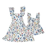 TinyTotsKids Mother daughter matching dresses,mommy and me, floral Dress,gypsie Dress