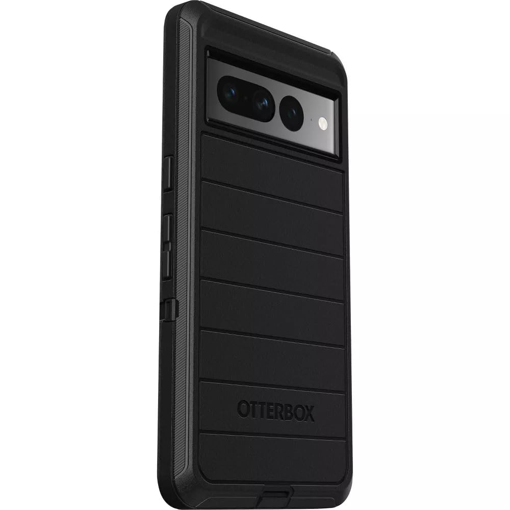OtterBox Defender Series Case for Google Pixel 7 Pro (Only) - Case Only - Microbial Defense Protection - Non-Retail Packaging - Black
