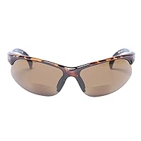 Lightweight Sports Wrap Bifocal Reading Sunglasses for Men and Women