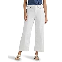 Lee Women's Legendary Wide Leg Seamed Crop Capri Jean