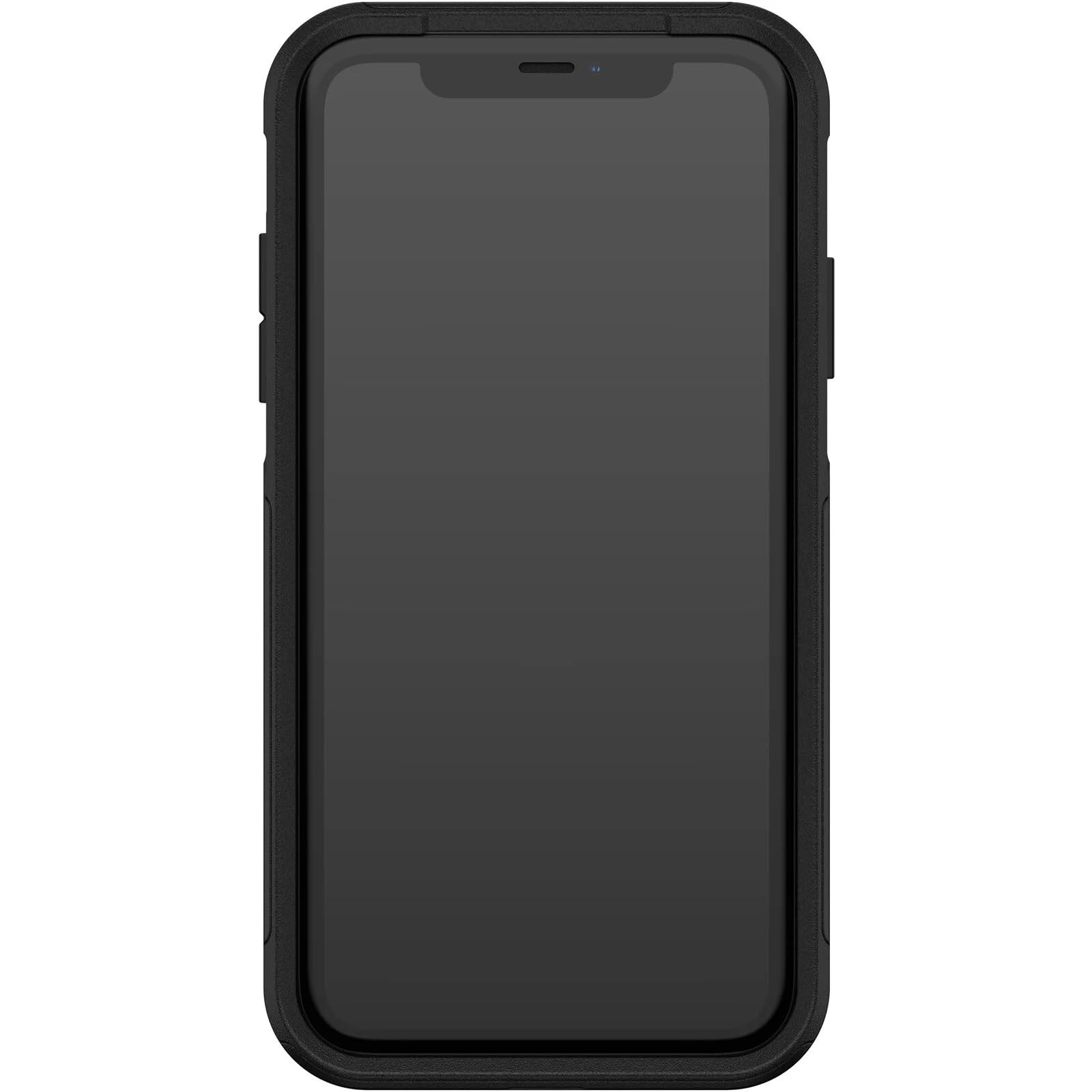 OtterBox Commuter Series Case for iPhone 11 (Only) - with Zagg Glass Elite+ Clear Screen Protector - Non-Retail Packaging - Black