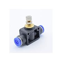 PU/PV/PY/PE/PM/PK/HVFF/LSA 1PC T/Y/L/Straight Type Pneumatic Push in Fittings for Air/Water Hose and Tube Connector 4mm to 12mm,LSA,for 6mm