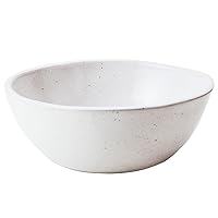 TAMAKI T-961131 Combine Bowl, Large, White, Diameter 7.2 inches (18.3 cm), Height 2.8 inches (7 cm), Household Dishwasher Safe, Ceramic, Monochrome, Round Shape