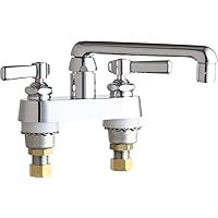 Deck Mounted Sink Faucet with 2 Outlets