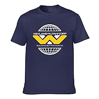 Weyland Yutani Corp T-Shirt Short Sleeve Novelty T-Shirt Man T-Shirt Navy Blue