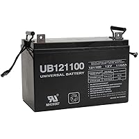 UPG UB121100 D5751 12V 110AH 100AH Battery Wheelchair Mobility Deep Cycle Solar
