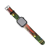 Magic Forest Silicone Strap Sports Watch Bands Soft Watch Replacement Strap for Women Men