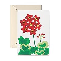 Red Geranium Note Cards Box of 10