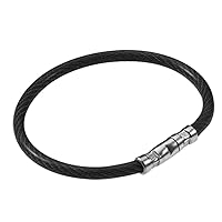 Lucky Line 5” Twisty Lock Key Ring, Flexible Nylon Coated Steel Wire Loop, Corrosion-Resistant and Durable, 1 Pack (81101)