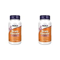 Supplements, Brain Elevate™, Featuring Ginkgo Biloba, RoseOx® and Phosphatidyl Serine, 60 Veg Capsules (Pack of 2)