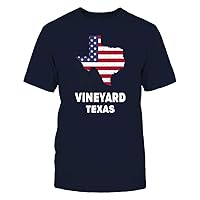 FanPrint Texas American Flag Vineyard USA Patriotic Souvenir