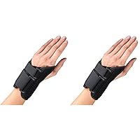 OTC Wrist Splint, Petite or Youth Size Support Brace, Small, 6 Inch (Left Hand) (Pack of 2)