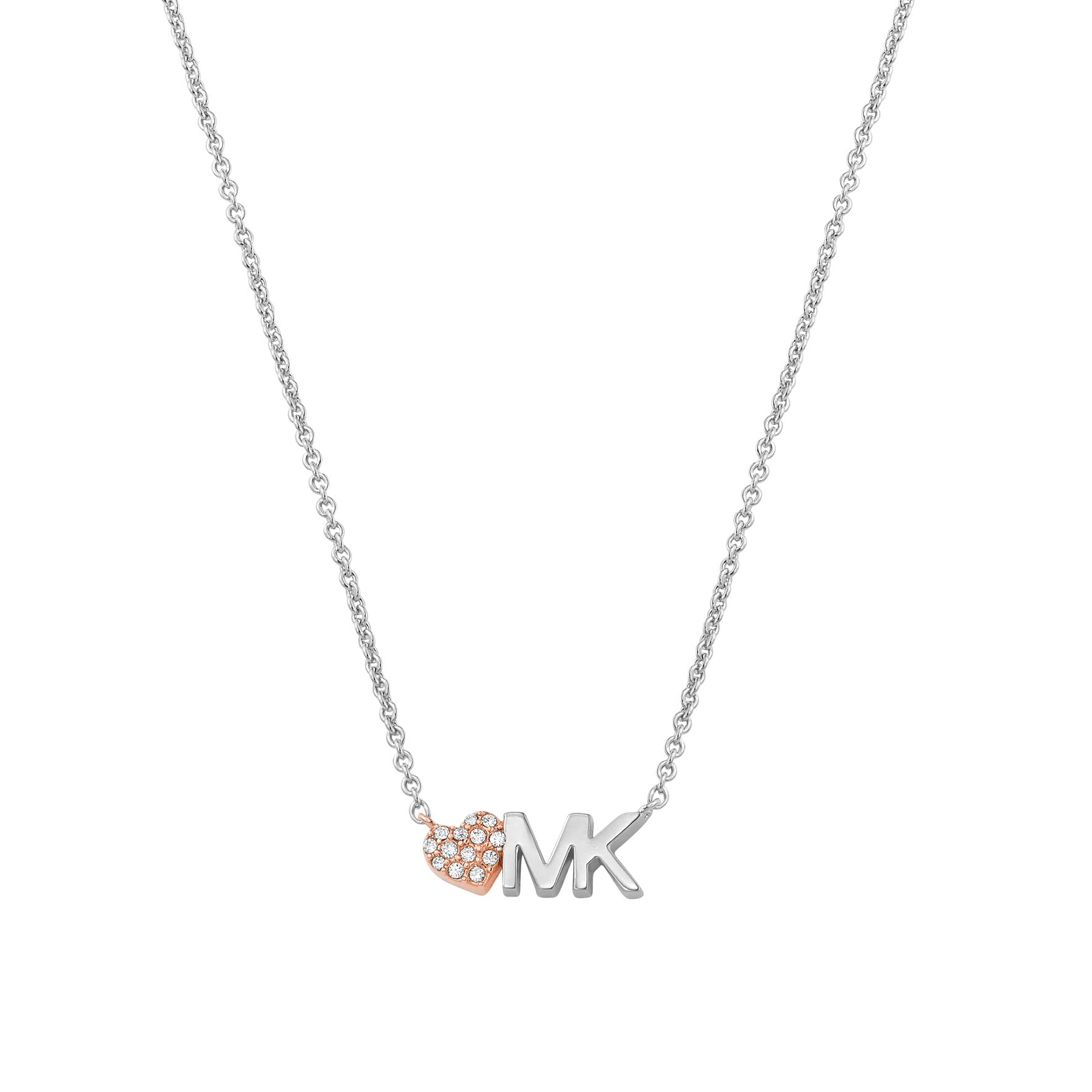 Michael Kors 14K Rose GoldPlated Sterling Silver Necklace  Jewellery from  Bradburys The Jewellers UK