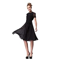 Oversized Chiffon Elegant Casual Dress plus1x-10x(SZ16-52)