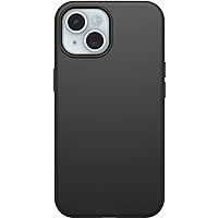 OtterBox iPhone 15, iPhone 14, and iPhone 13 Symmetry Series Case - BLACK, Ultra-Sleek, Wireless Charging Compatible, Raised Edges Protect Camera & Screen