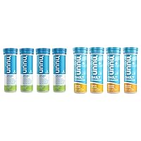 Nuun Sport Electrolyte Tablets for Proactive Hydration, Lemon Lime, 4 Pack (40 Servings) & Hydration Daily, Wellness Electrolyte Tablets, Mixed Citrus, 4 Pack (40 Servings)