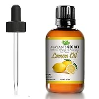 Pure Carrier and Essential oils for Skin Care, Hair, Body Moisturizer for Face-Anti Aging Skin Care (Lemon Oil, 4oz)