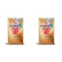 Durex Avanti Bare Real Feel Condoms, Non Latex Lubricated Condoms for Men with Natural Skin on Skin Feeling, Regular Fit, FSA & HSA Eligible, 10 Count (Pack of 2)