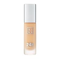 3INA The 24H Foundation 624-24H Long-Wearing Formula - Medium To High Buildable Coverage - Smooth Matte Finish - Expanded Shade Selection - Waterproof, Cruelty Free, Vegan Makeup - 1.01 Oz