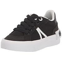 Lacoste Kids L004 Sneaker, Black/White, 9.5 US Unisex Toddler