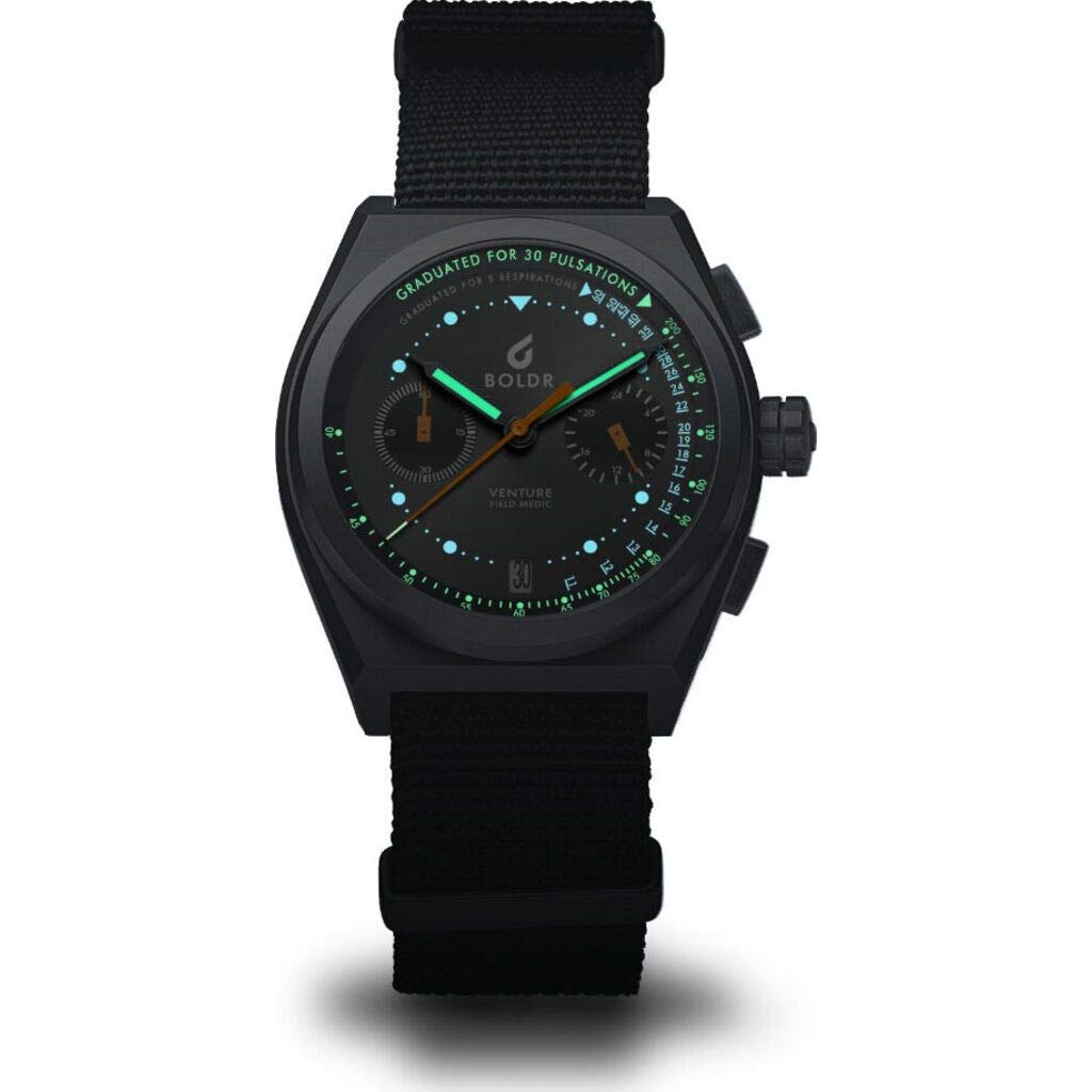 BOLDR Venture Titanium Chronograph Wrist Watch | Field Medic I