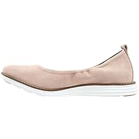 Cole Haan womens Originalgrand Ballet Flat, Mahogany Rose Suede/Optic White, 5 US