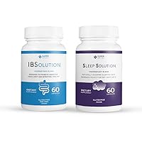 IBSolution & Sleep Aid for Adults Bundle | All-Natural Supplement to Support Digestive Health | Sleep Aid for Adults, Supports Better Sleep