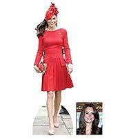 Fan Pack - Catherine Duchess of Cambridge - Kate Middleton Lifesize Cardboard Cutout / Standee / Standup - Includes 8x10 (20x25cm) Photo