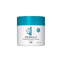 DERMA-E Vitamin E 12,000 IU Cream – Moisturizer for Face and Body – Multi-purpose Face Cream, Hand Cream and Body Lotion Soothes and Protects, 4 oz