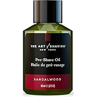 Pre Shave Beard Oil - Shaving Oil for Men, Protects Against Irritation and Razor Burn, Clinically Tested for Sensitive Skin, Sandalwood