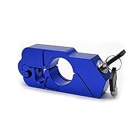 Motorcycle Lock - Universal Alloy CNC Motorcycle Handle Throttle Grip Security Lock with 2 Keys to Secure a Bike, Scooter, Moped or ATV in Under 5 Seconds