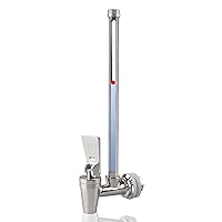 Sight Glass Spigot 10 Inch Stainless Steel Spigot with Clear View Water Level Compatible with Berkey and Waterdrop Gravity-Fed Water Filtration System by GWENBHMTOOL (10 inch)
