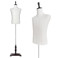 Male Dress Form Half Body Mannequin Torso Clothing Manikin for Market Shop Window Display 61
