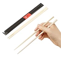 Restaurantware Bambuddha 8.3 Inch To Go Twin Chopsticks 100 Durable Bamboo Chopsticks - Individually Wrapped Bamboo Premium Chopsticks For All Kinds Of Foods Ideal For Cafes And Restaurants