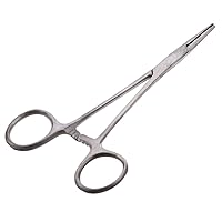 SURGICAL ONLINE 3.5Straight Hemostat Forceps - Stainless Steel Locking Tweezer Clamps - Ideal Hemostats for Nurses, Fishing Forceps, Crafts and Hobby