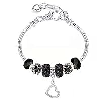 Fit Pandora Charm Bracelet All Month Birthstone Best Birthday Gifts for Women and Girls DIY Jewelry