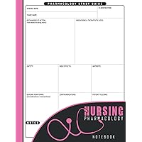 Nursing Pharmacology Notebook: Blank Medication Template Notebook