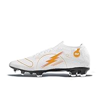 Unisex-Adult Soccer Boots Spikes Shoes Athletic Outdoor Waterproof Professional Football Lightweight Training Cleats Firm Ground