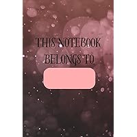 The Notebook Belongs to