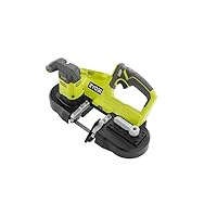 Ryobi 18-Volt ONE+ Cordless 2.5 in. Portable Band Saw (Tool Only) P590, (Bulk Packaged, Non-Retail Packaging) (Renewed)