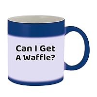 Can I Get A Waffle? - 11oz Ceramic Color Changing Mug, Blue