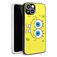 Spongebob Smiling Face Protective Slim Fit Plastic Bumper Case Fits Apple iPhone 14