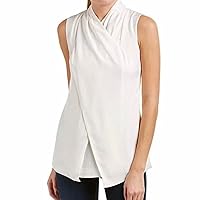 cabi Ivory Wraparound Sleeveless Tunic Top #3259