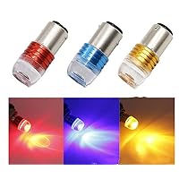 10-Pack New Generation 12V Super Bright COB Low Power 5W 850 Lumens 1156 1141 1003 Led Light Bulb Use for Back Up Reverse Lights,Brake Lights,Tail Lights,Rv Lights,Purple/Yellow/Red (Purple)